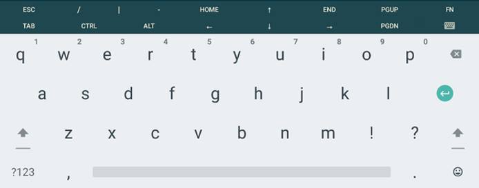 JuiceSSH Keyboard